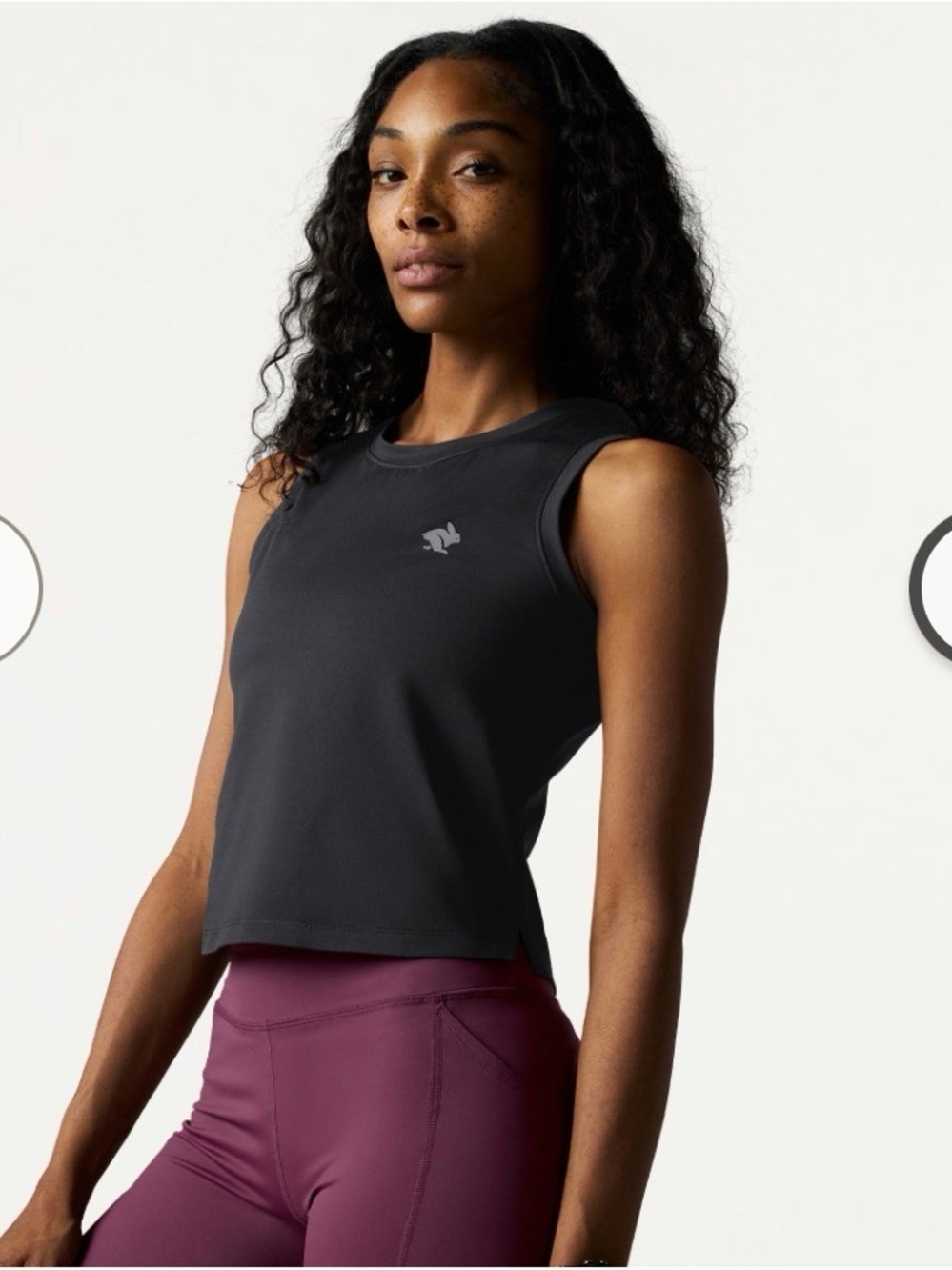 Set of 2 EZ Crop Running Athletic Tank Tops